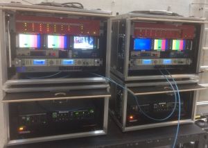 Two of HDR Denmark's Remote Production Units (RPU)