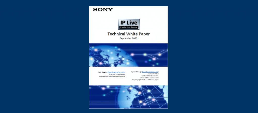 Sony IP Live Whitepaper