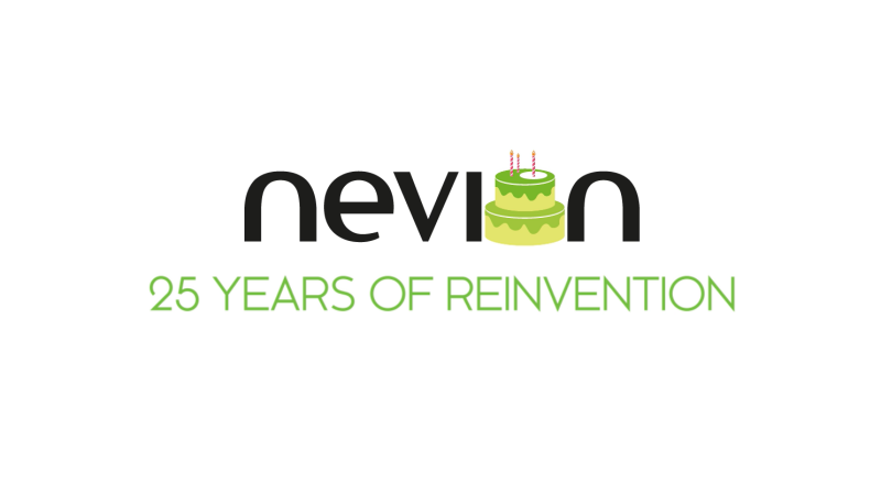 25 Years Nevion Logo